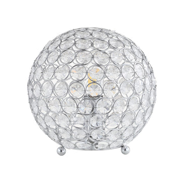 Gemma 8.25" Acrylic/Metal LED Table Lamp - JONATHAN Y